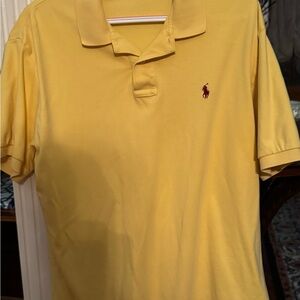 Polo by Ralph Lauren Men's Yellow Polo Shirt